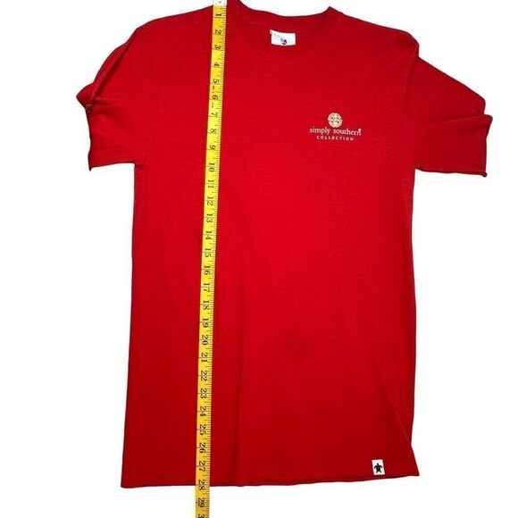 simply southern Red Santa Clause “believe” Long Sleeved T Shirt Size Small - Picture 14 of 17